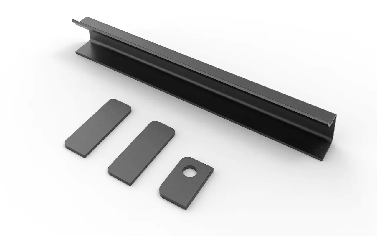 Aufnahmerahmen Bausatz für Striegel Hoflader