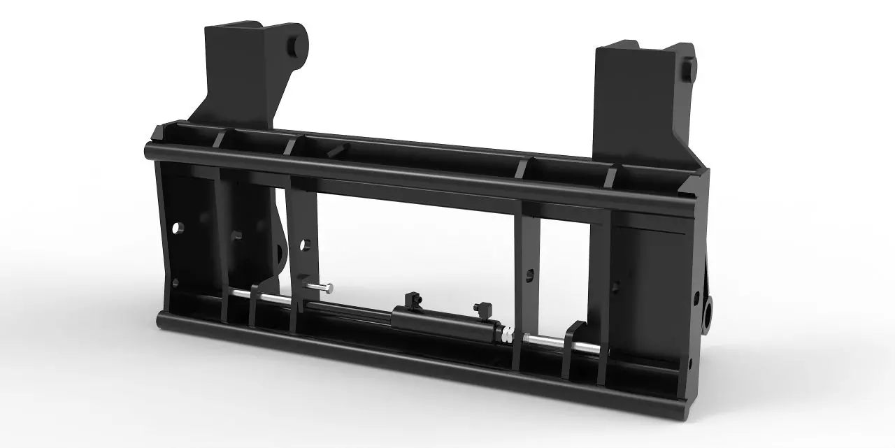 Schnellwechsler Terex TL80-120 Aufnahme mit Hydraulische Verriegelung | Adapter von Radlader auf Euroaufnahme