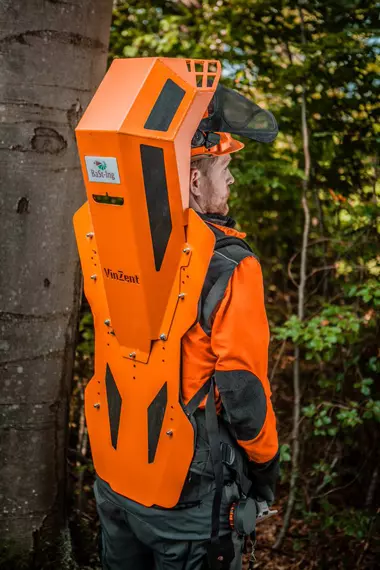 BaSt-Ing Rückenprotektor / Schutzausrüstung für die Holzernte VinZent