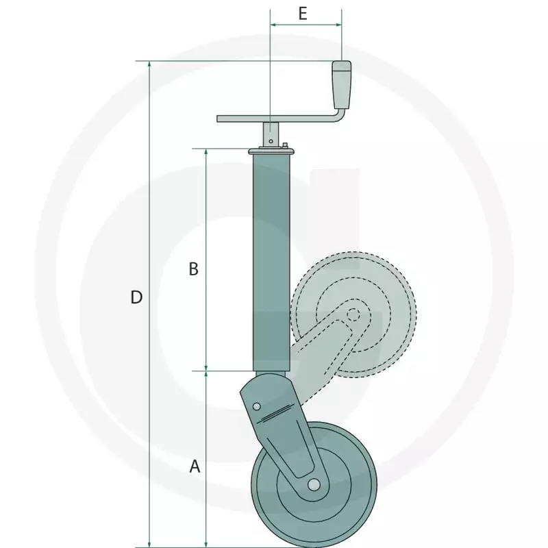 B-Ware - SIMOL Stützrad S 168