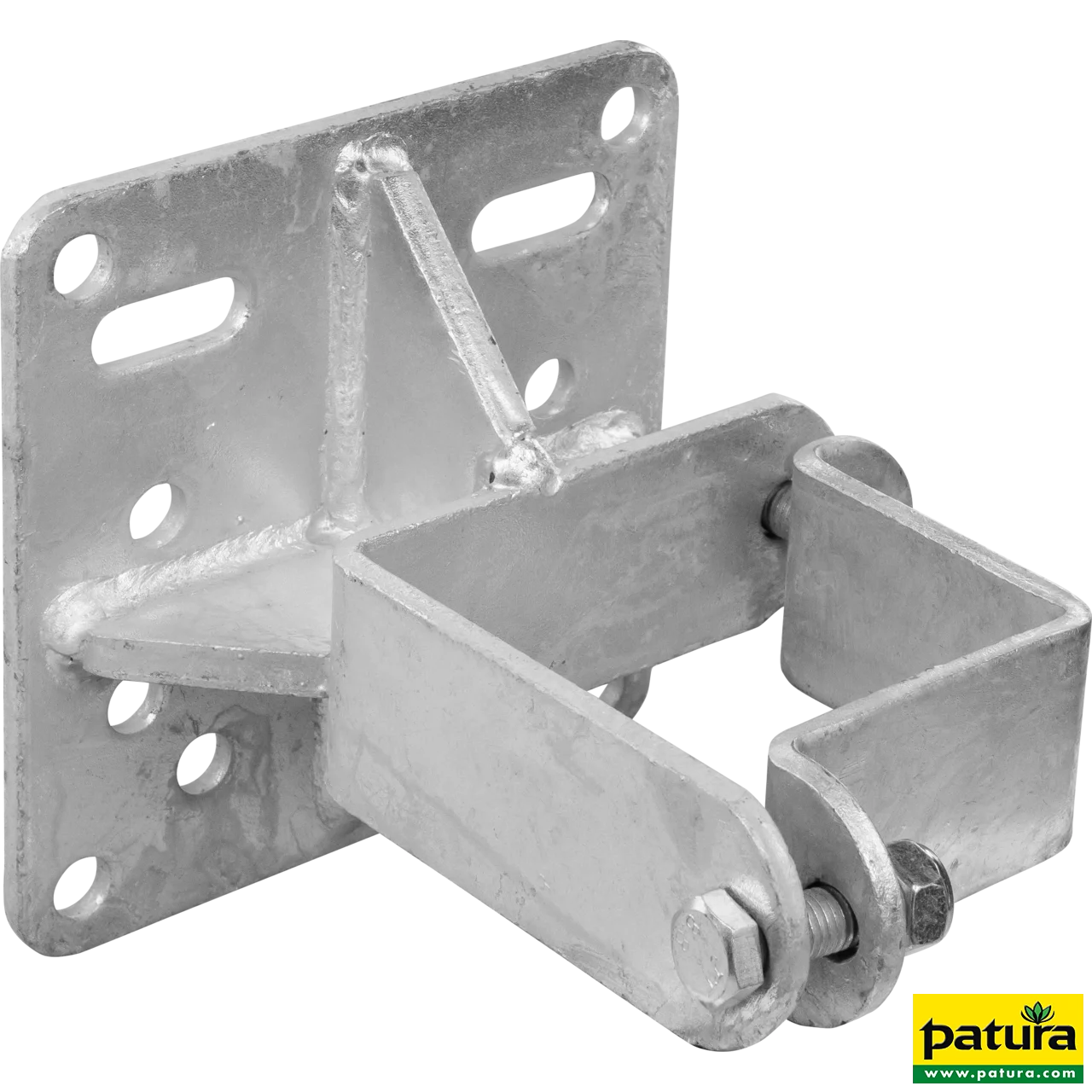 Schelle Quadrat 90 mm, Halter für Tränkebecken, vz
