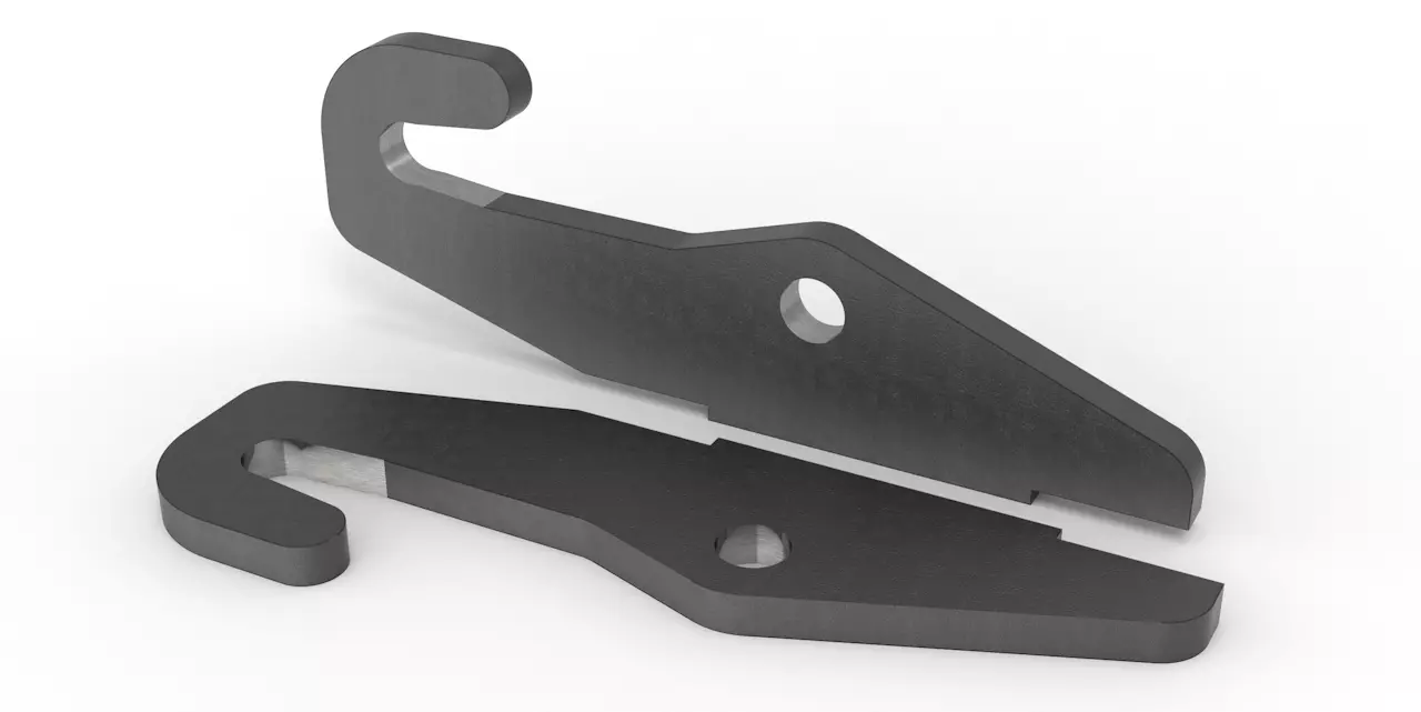 Koppelhaken Kramer groß langer Rücken 40x40x280