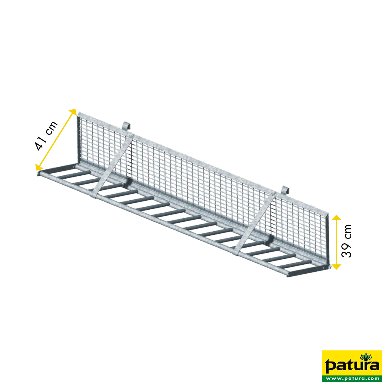 Heuraufe zum Einhängen in Horden L= 2,26 m