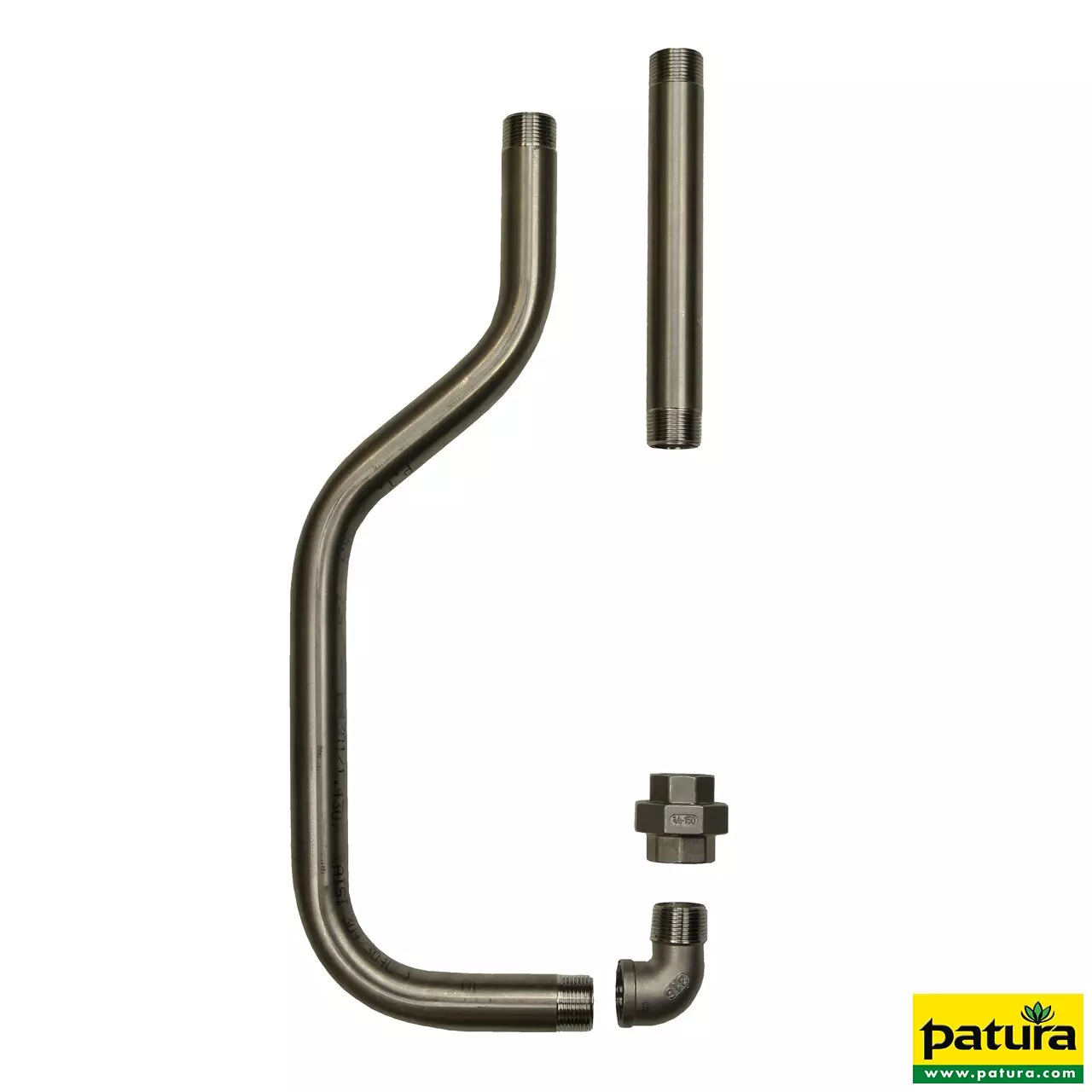 Ringleitungs-Anschluss-Set 3/4" für Mod. 46, Anschluss von oben aus Edelstahl