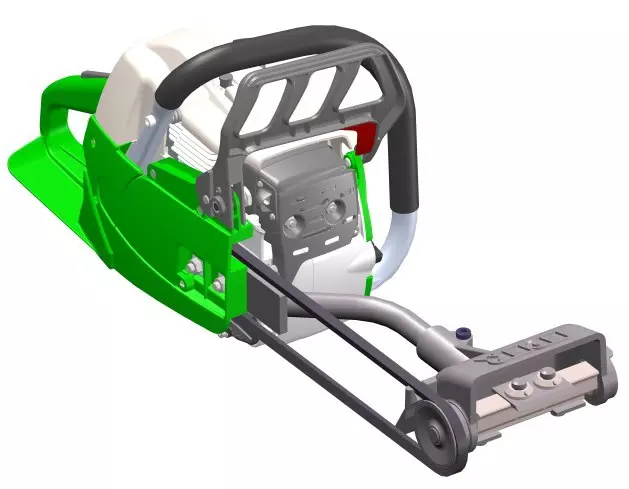 EDER Schälgerät ESG-A56 mit Antriebsmotor, Rindenschäler