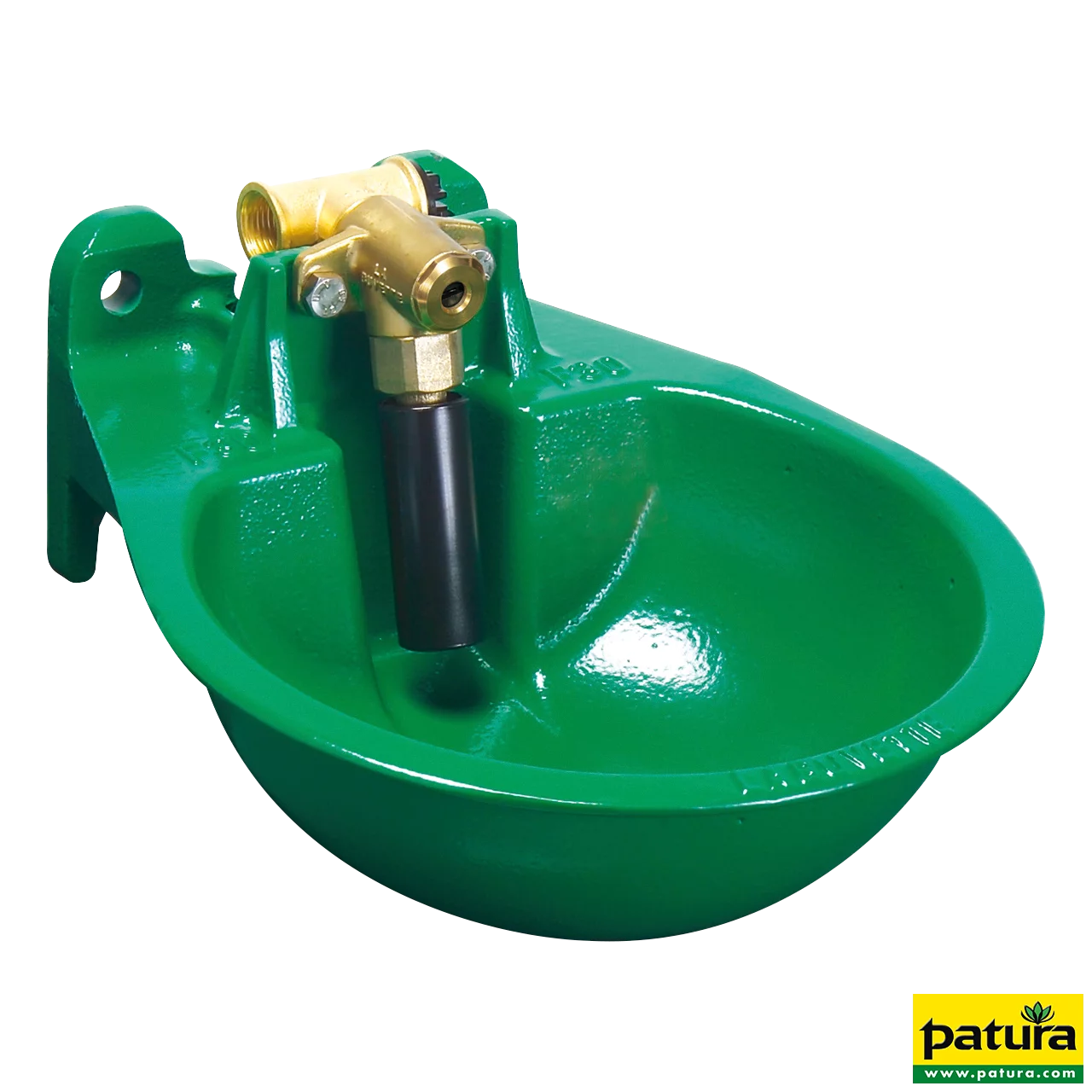 Rohrventil-Becken Mod. F30, Polycoat, Messingventil 3/4"