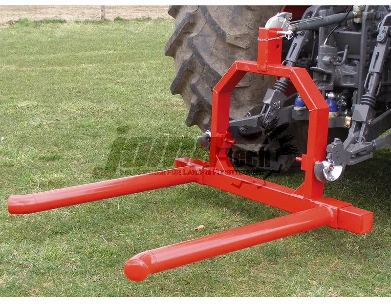 Ballentransportgabel für Wickelballen / Rundballengabel mit Dreipunktaufnahme Kat.1 und 2 / Kat.2