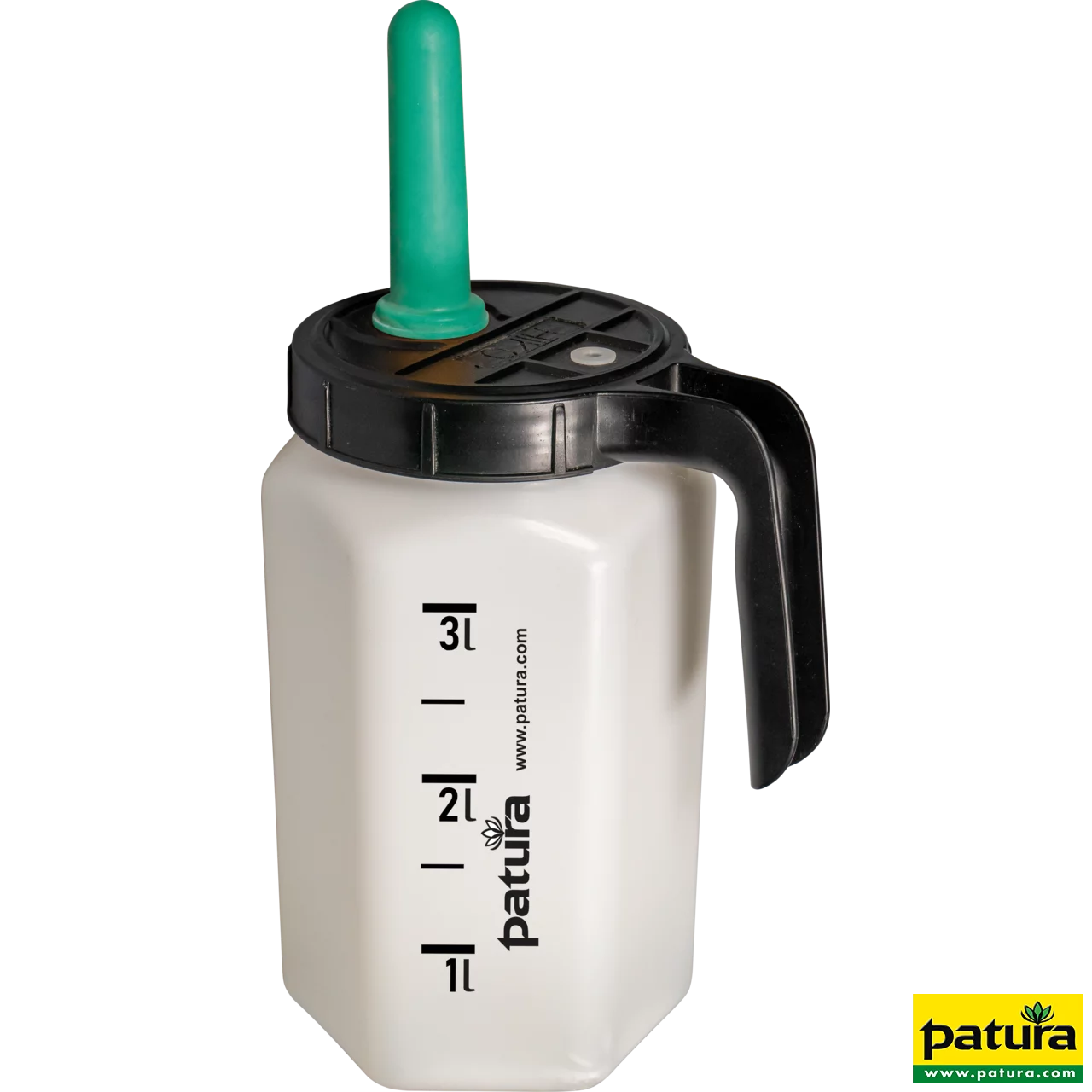 Kälber-Tränkeflasche Profi 3 Liter inkl. Sauger weich und 1-Click-Ventil