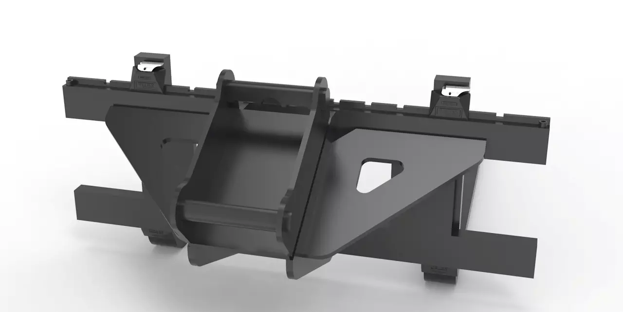 Palettengabel FEM2 passend zu Lehnhoff MS03 / SW03 inkl. 1200mm Zinken