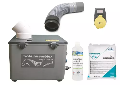 Sole Großraumvernebler Equosonic Mobile II 50ml/min Starter Paket