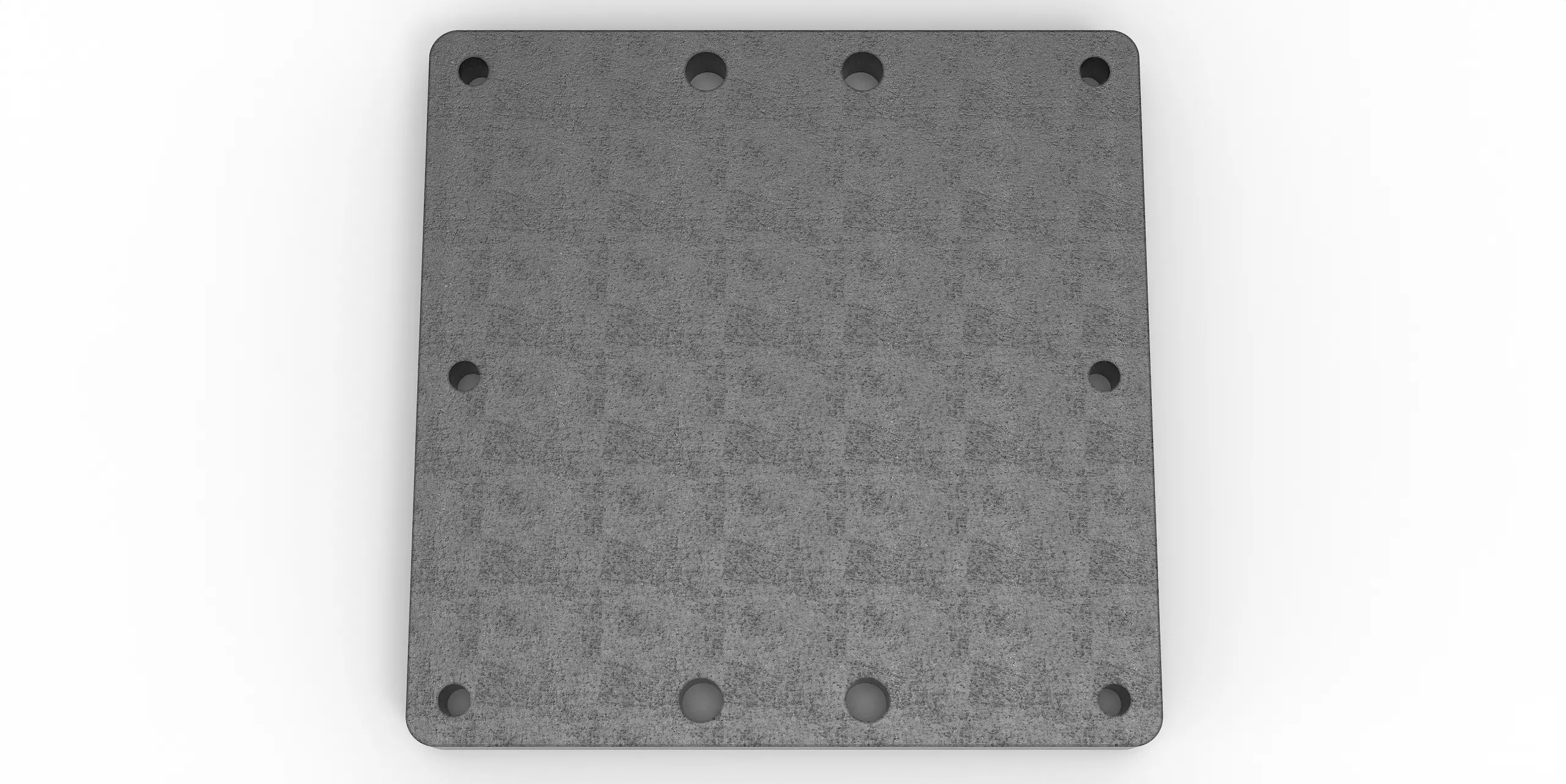 Häner Grundplatte 245x245 t=20 4xd14 6xM12