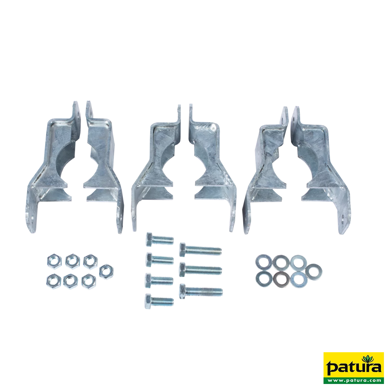 Halter für Schwingbürste MIDI und MAXI für Rundpfosten d= 102 mm