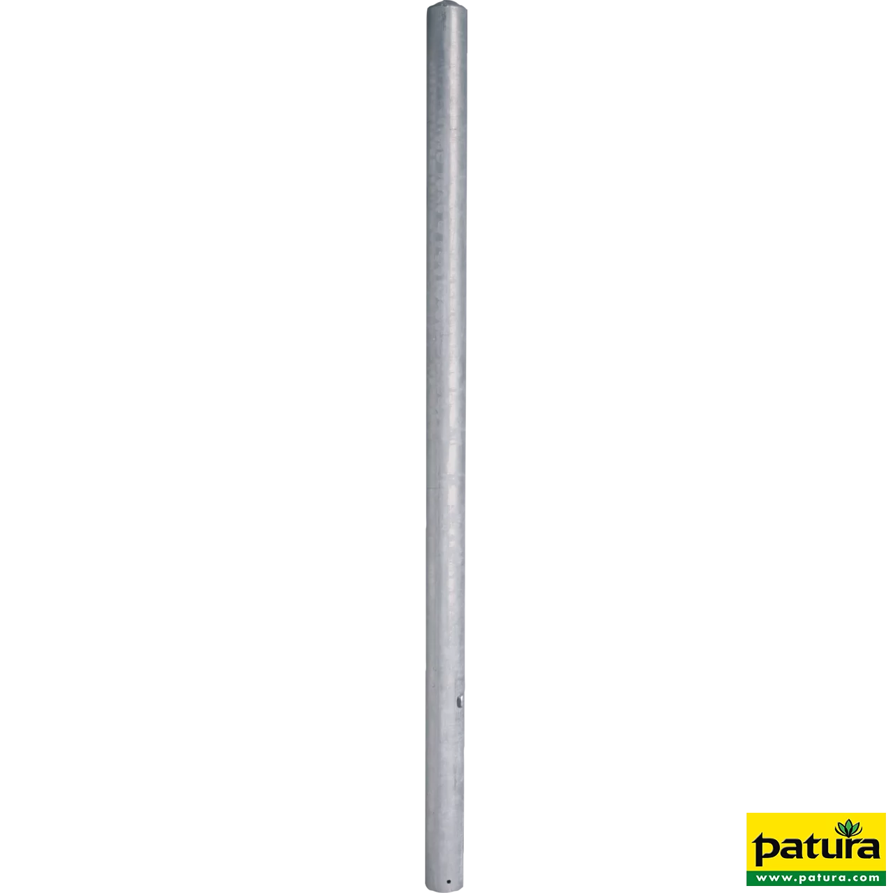 Pfosten d=76 x 6 mm, L= 1,95 m, vz Wandstärke 6 mm mit Verdrehsicherung
