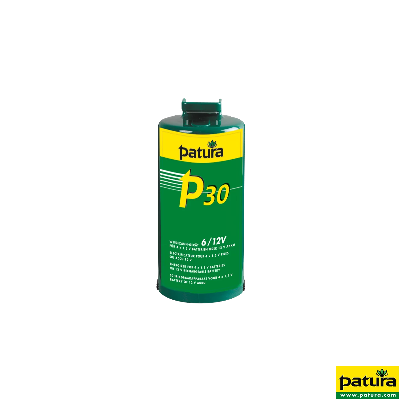P30, Weidezaun-Gerät für 4 Monozellen oder ext. 12 V Akku