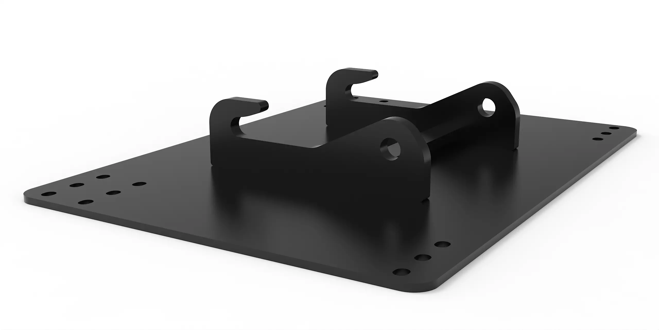 Schraubadapter UNI mit Koppelhaken Kramer klein 30x30x250mm