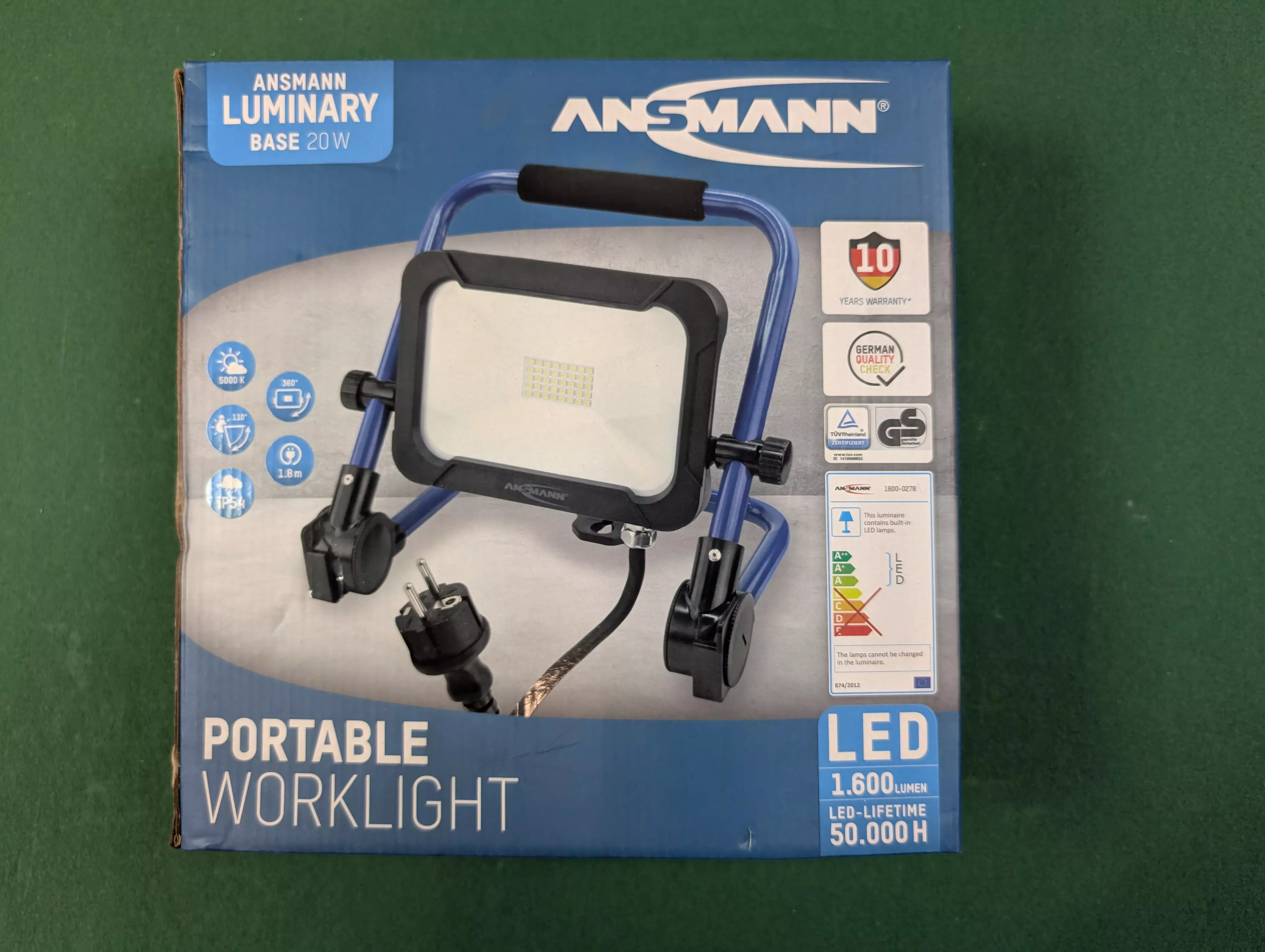 ANSMANN Portable Worklight BASE 20W