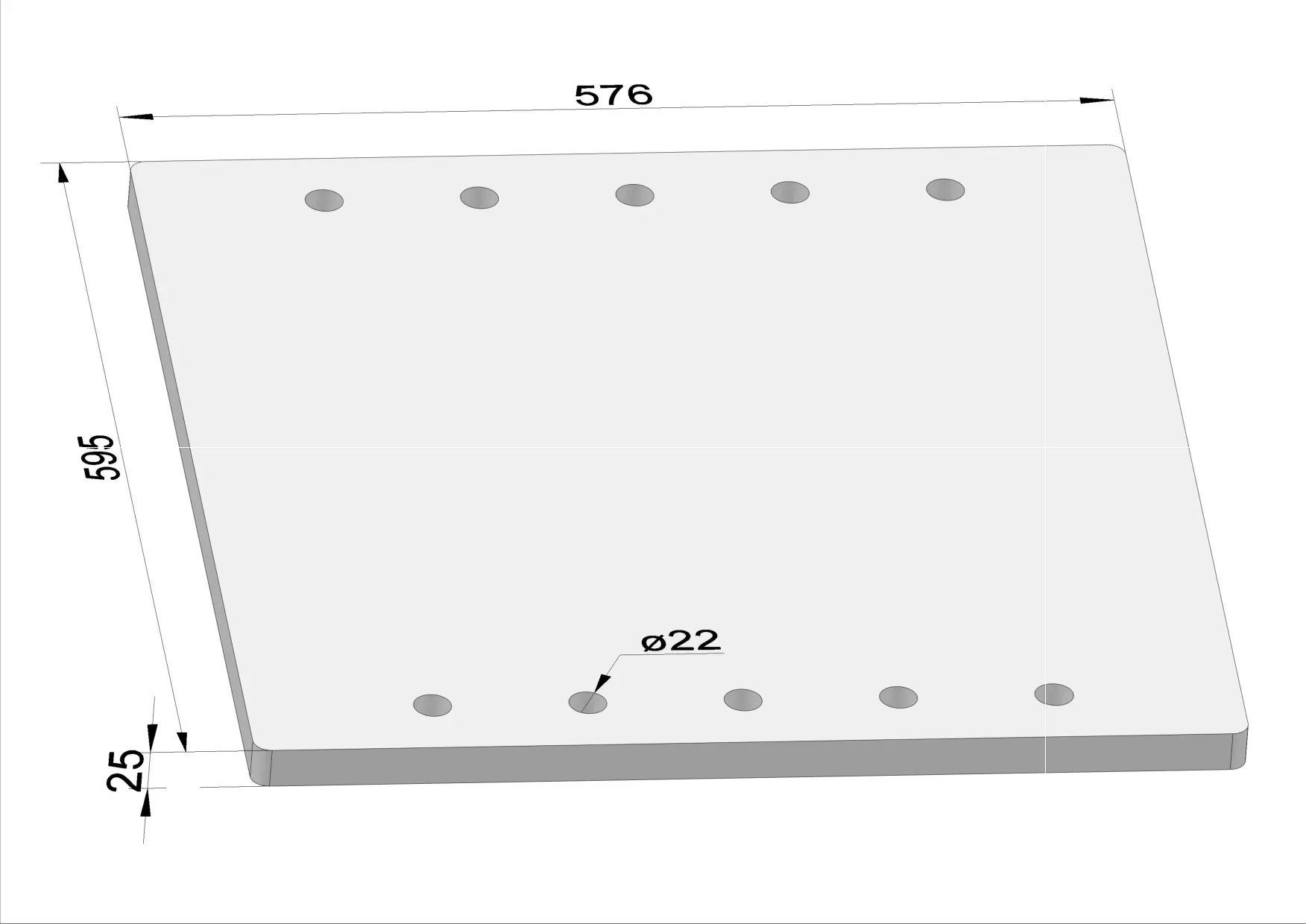 Häner Grundplatte Drehantrieb 90-5 - groß