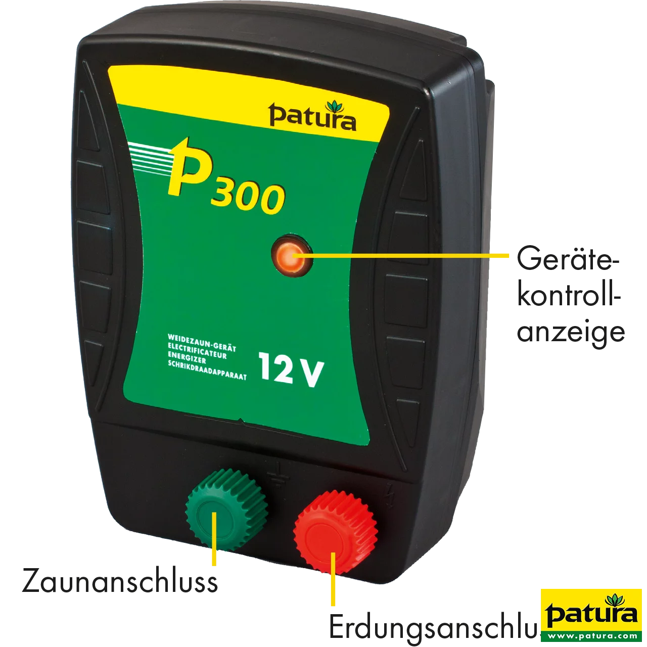 P300, Weidezaun-Gerät für 12 V Akku