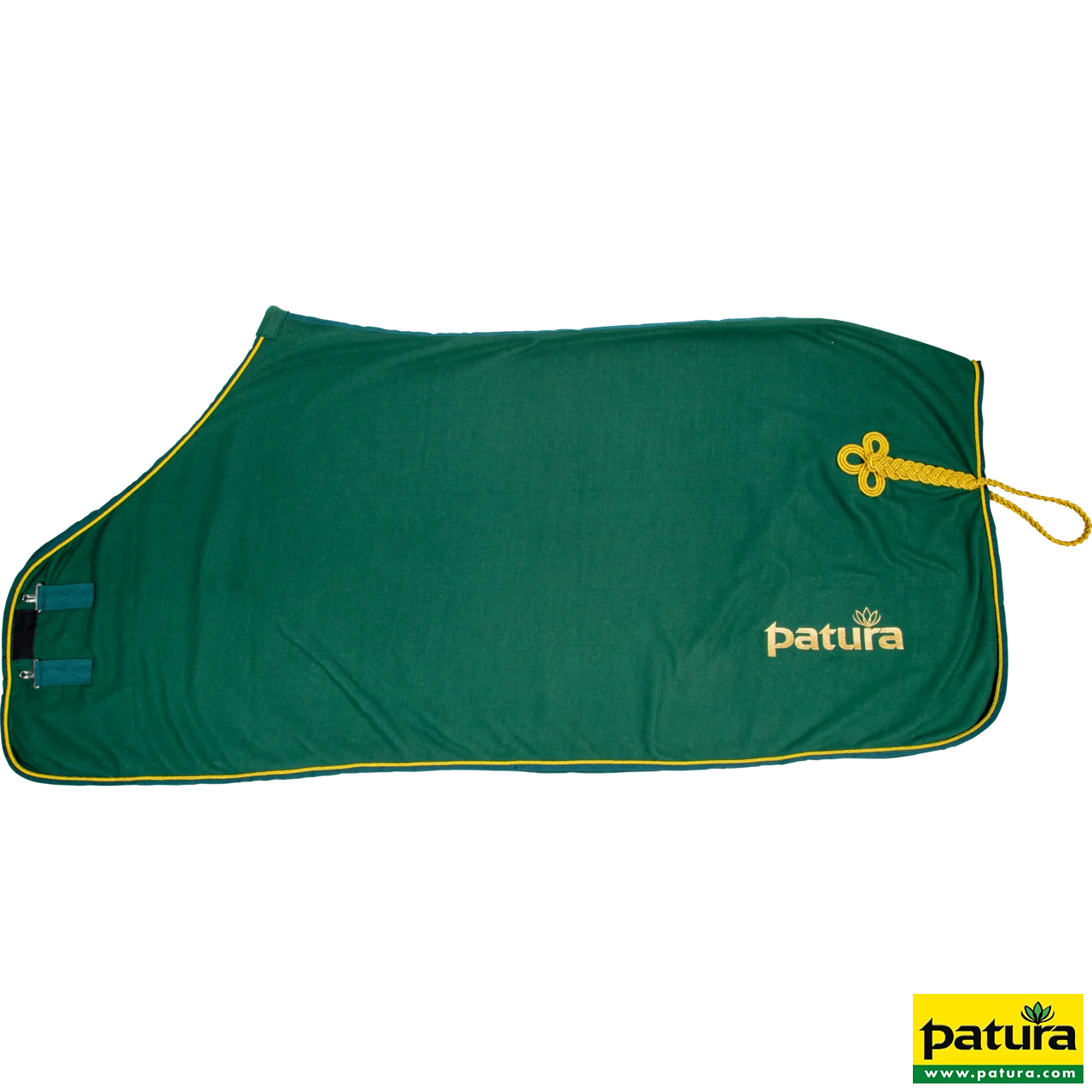 PATURA Abschwitzdecke für Pferde, Fleece Größ e XL, Rückenlänge 1,55 m