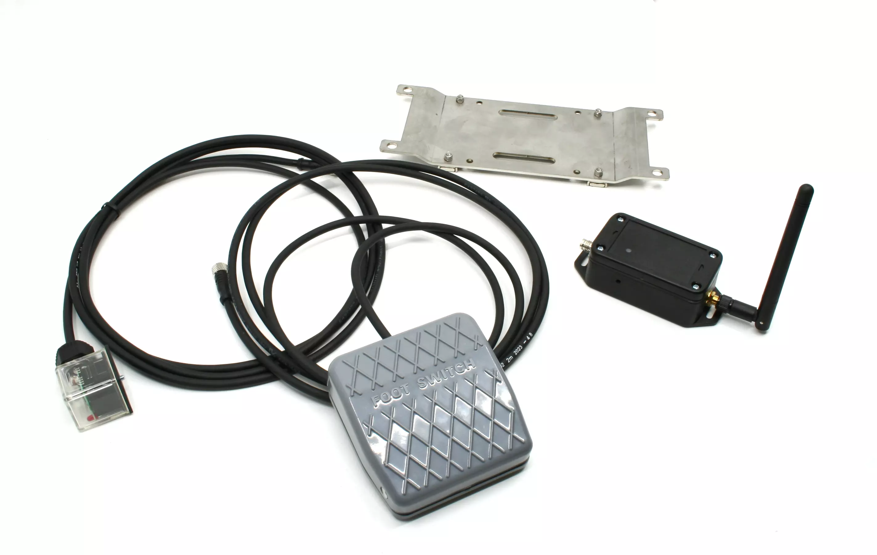 Funksteuerung Akkubetrieben, Funk-Steuerung für Umschaltventil - [ mit Fußtaster  ] 