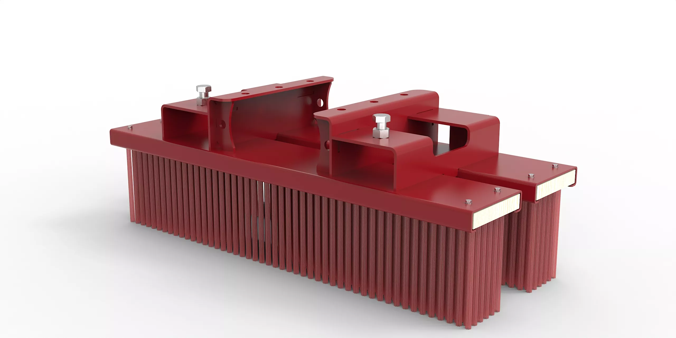 Blockbesen ecoLine mit Einfahrtaschen in 1000mm Arbeitsbreite