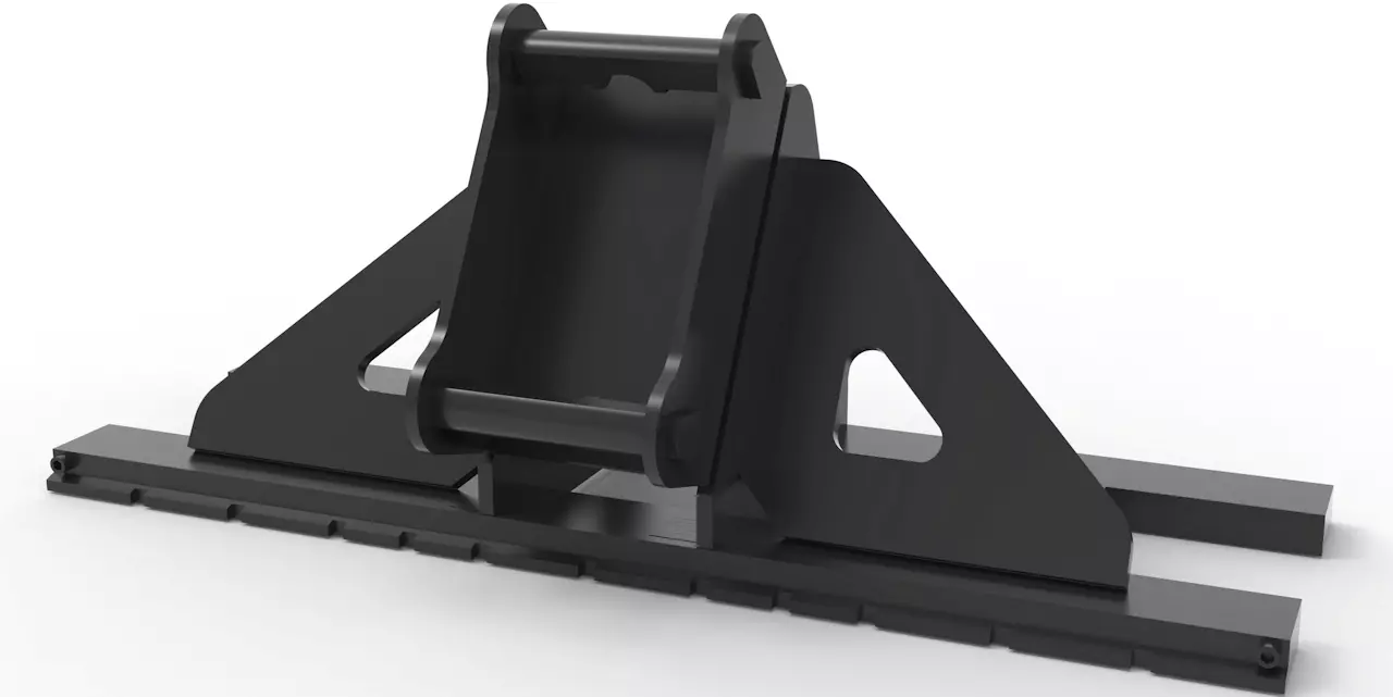 Palettengabel FEM2 passend zu Lehnhoff MS03 / SW03 inkl. 1200mm Zinken