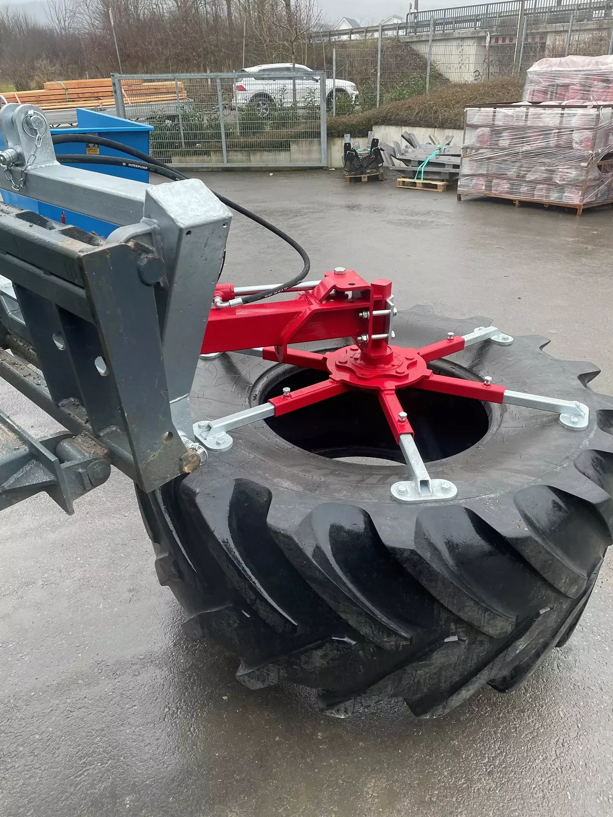 Futterschieber proLine hydr. schwenkbar mit Euro- & Dreipunktaufnahme