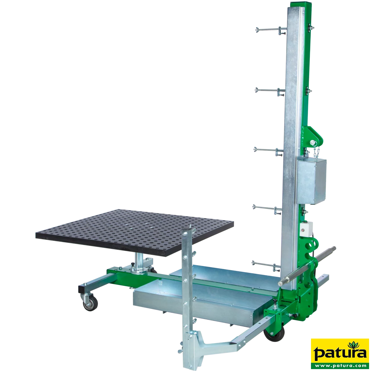 Tornado Master 5.0 Weidezaunmaschine für bis zu 5-reihige Zäune mit 3-Punkt Aufnahme