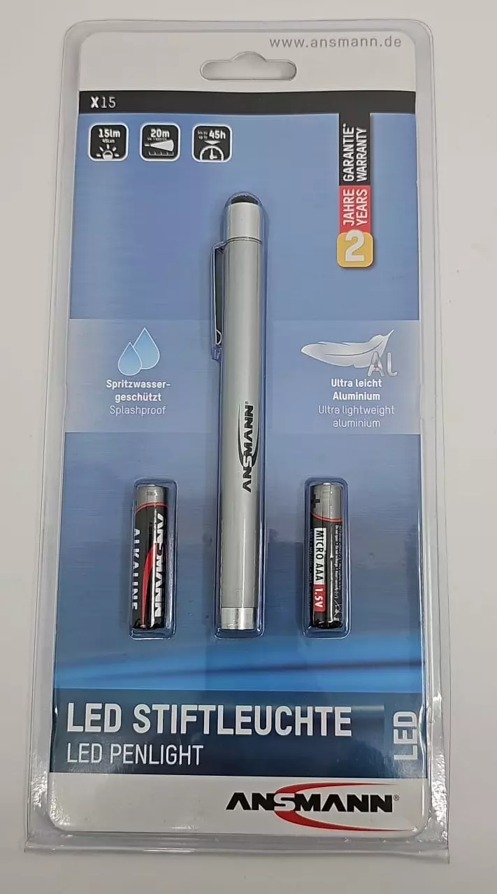 ANSMANN LED Stiftleuchte X15