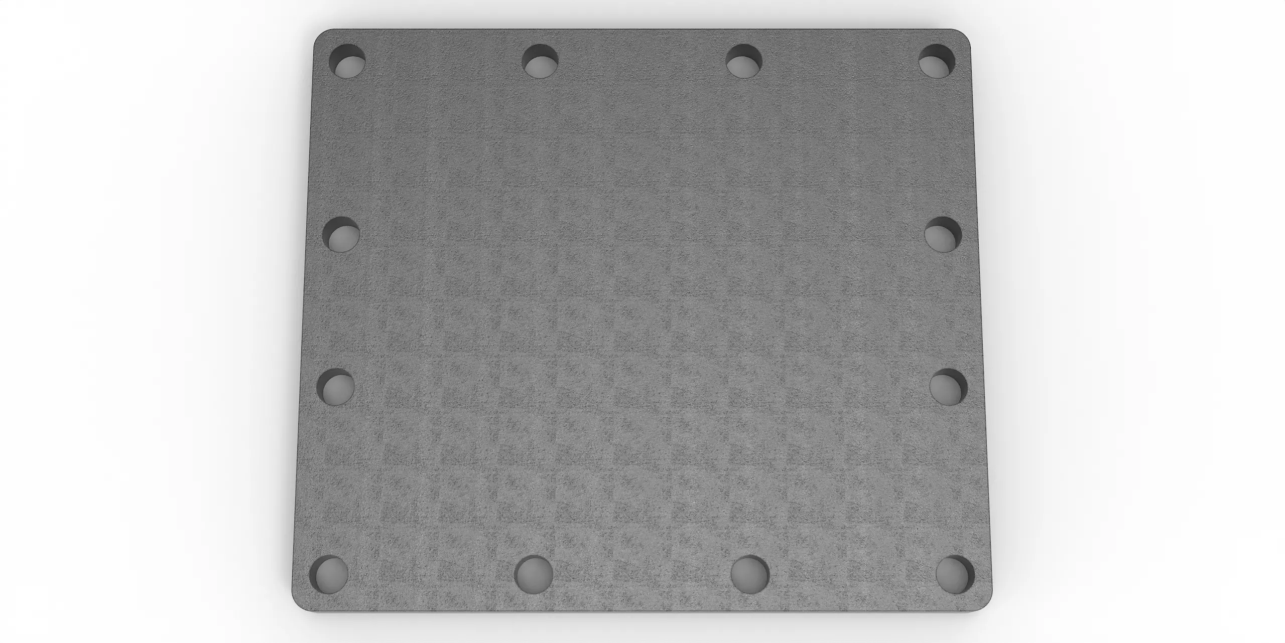 Häner Grundplatte 478x420 t=25 12xd26