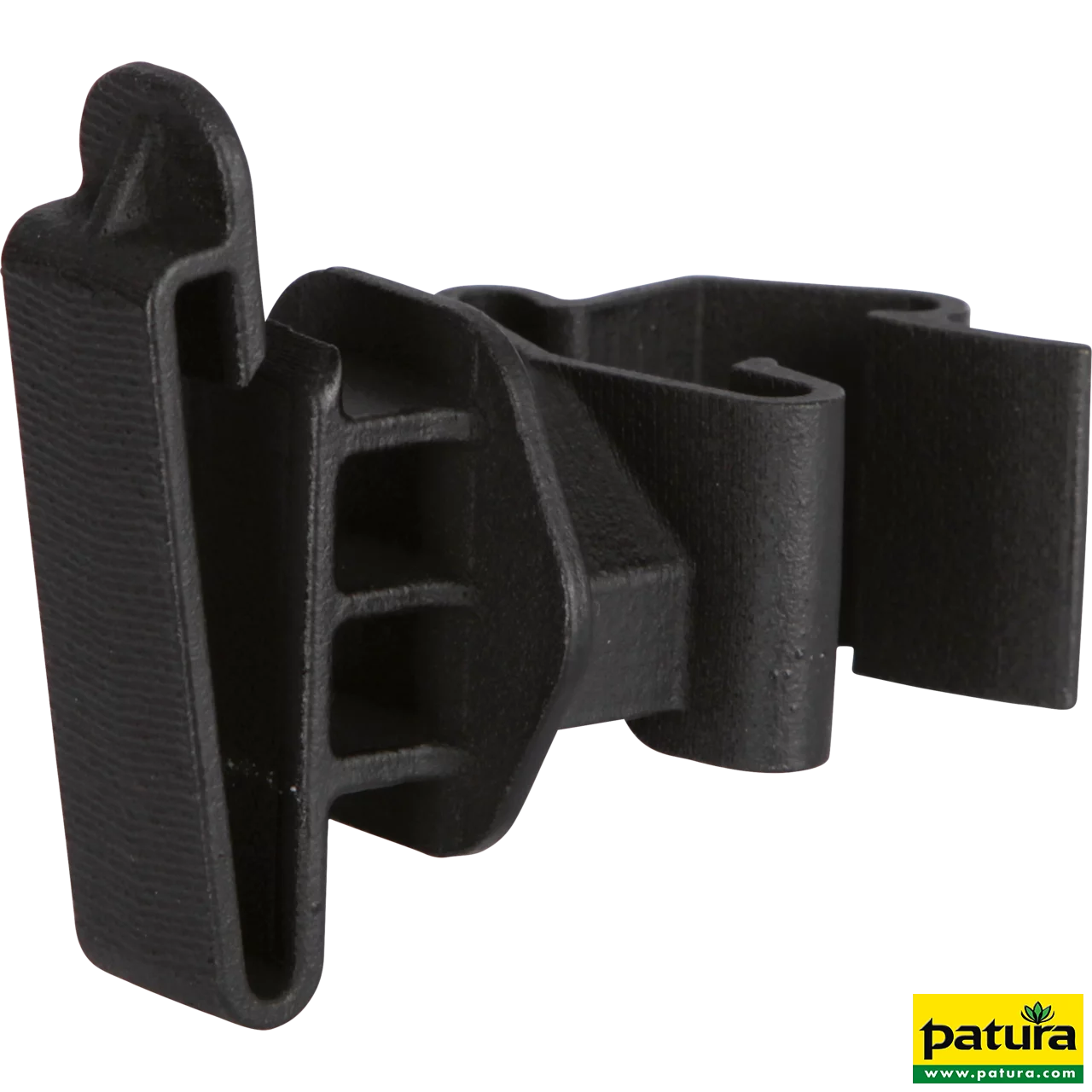 Breitband-Isolator f. T-Pfosten, schwarz (Karton mit 500 Stück)