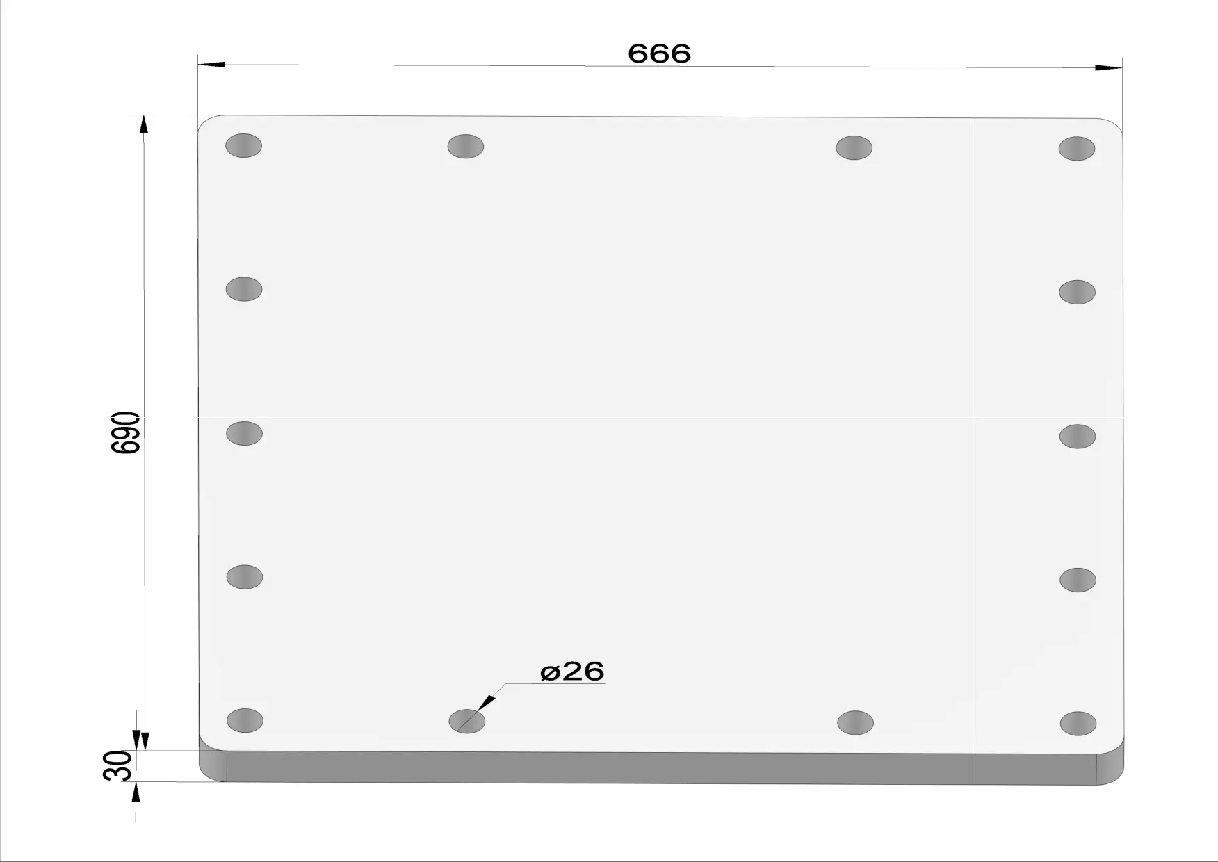Häner Grundplatte HPX2000-HRP18_26