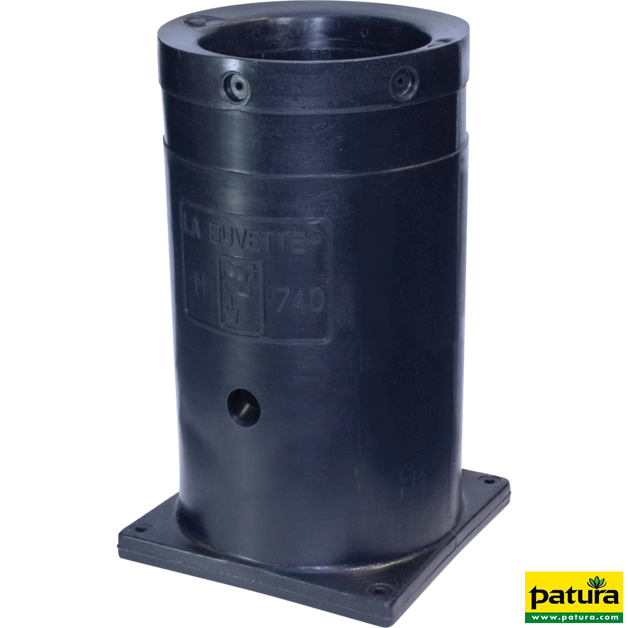 PE-Standrohr isoliert, H= 740 mm Bodenbefestigung