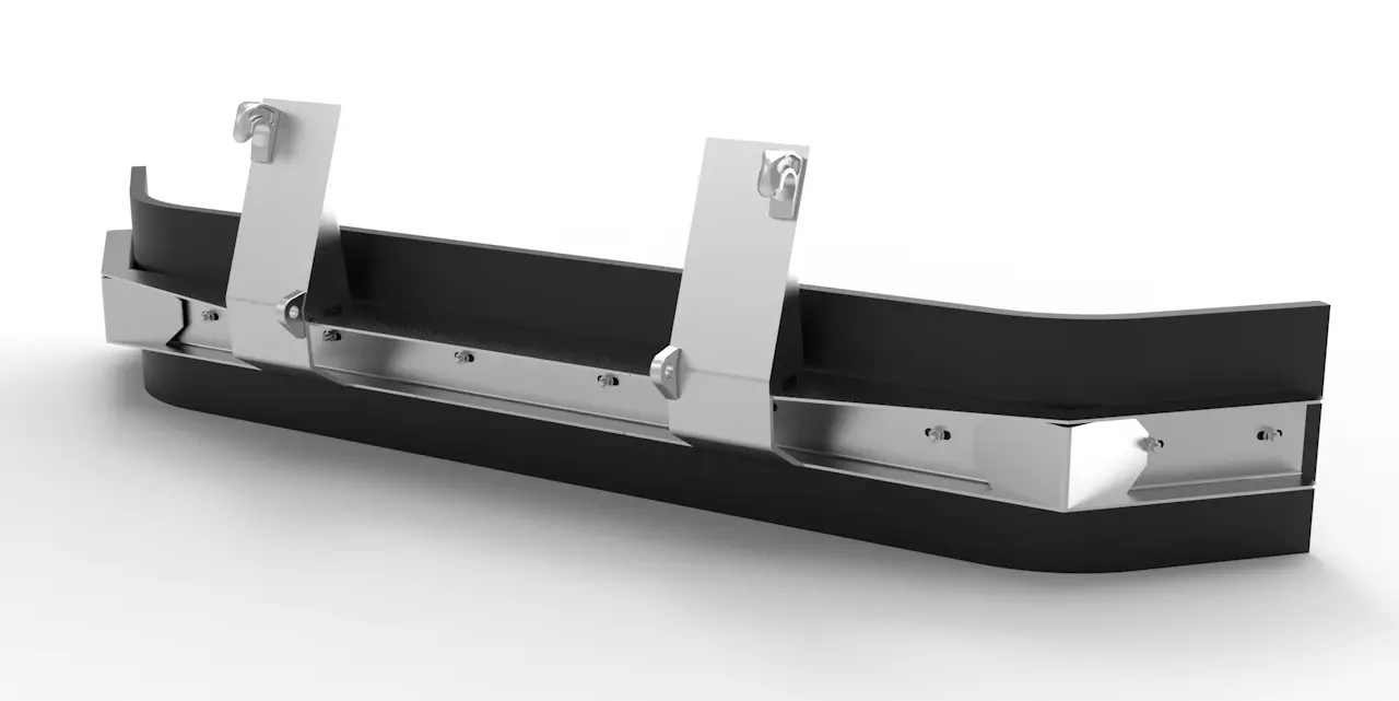 Schmutzschieber Joma-Tech mit Euroaufnahme, verzinkt 2550mm