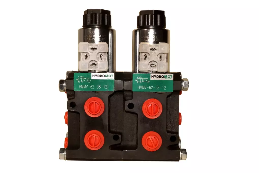 8/3-Wege-Hydraulikventil, G 3/8", 12 V DC