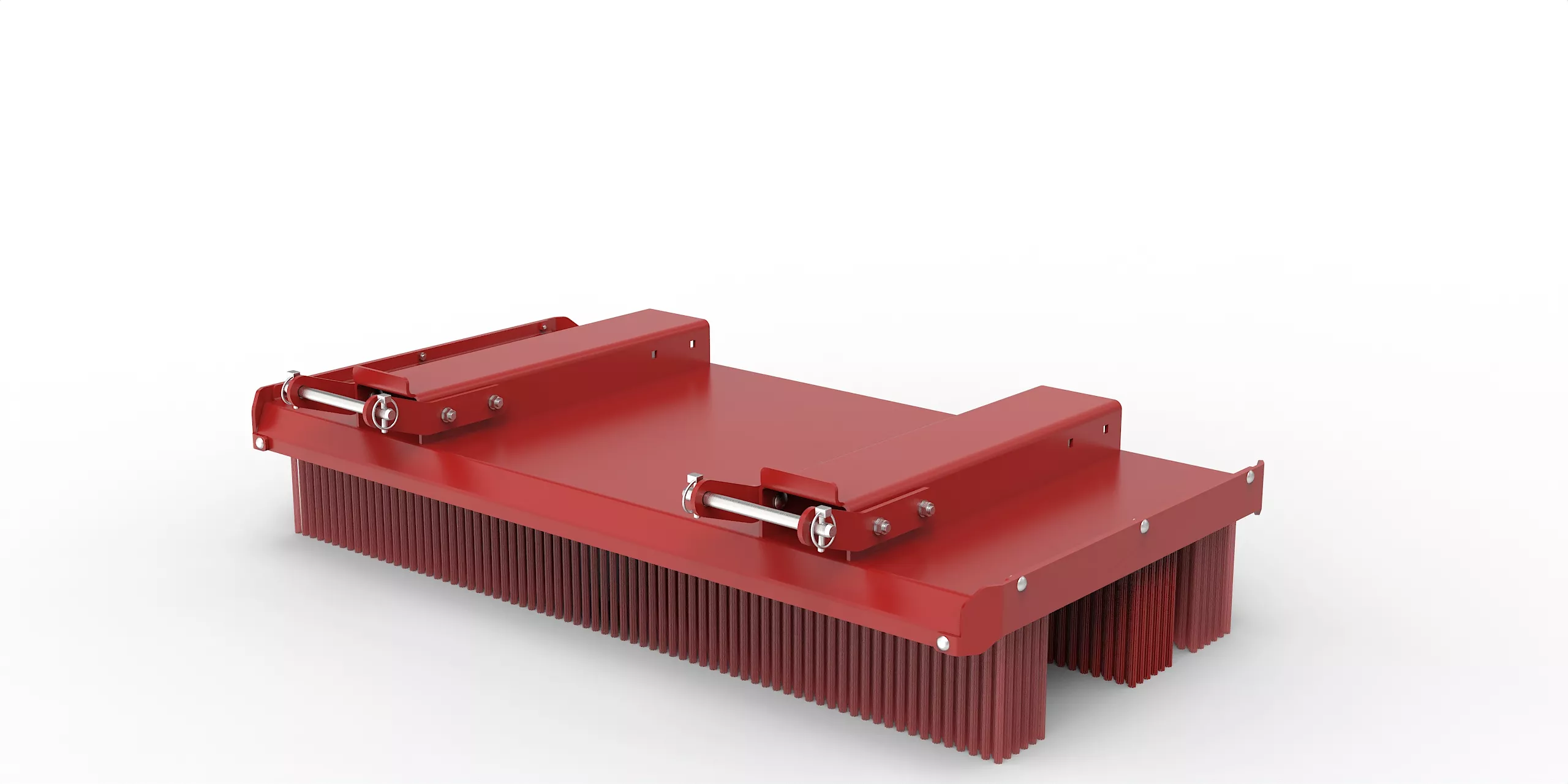 Blockbesen proLine mit Staplertaschen in 1500mm Arbeitsbreite