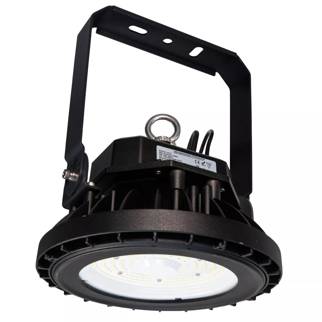 Befestigungsbügel für LED-Hallenstrahler Farbe schwarz