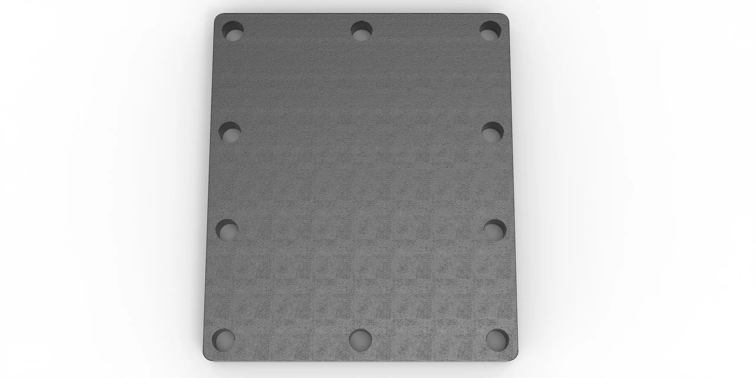 Häner Grundplatte 362x310 t=25 10xd22