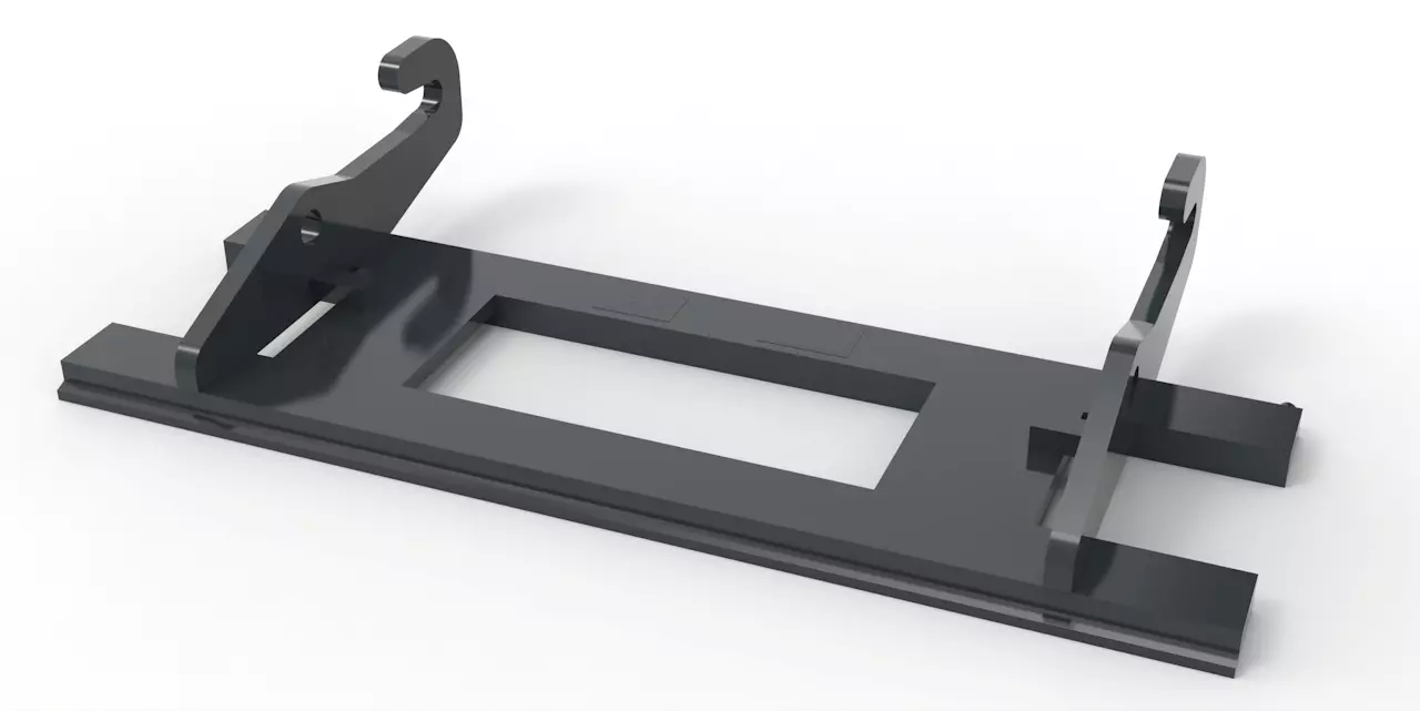 Palettengabel Vetter FEM 2 Radladeraufnahme Kramer Groß 40x40x280mm Aufnahme ohne Zinken