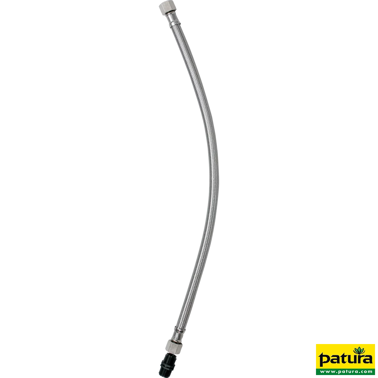 Flexibler Anschluss-Schlauch Länge 600 mm, IG/IG 1/2" mit 2 Gummidichtungen