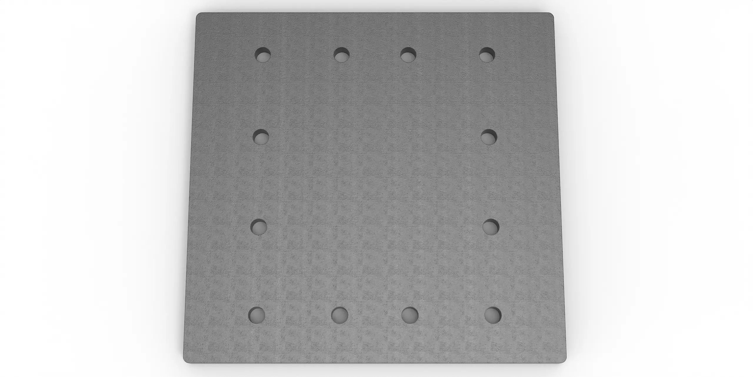 Grundplatte 595x576 t=25 12xd26 - Groß