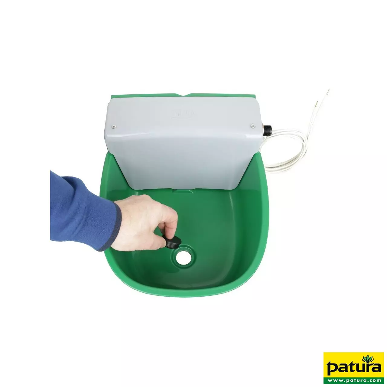 Schwimmerventil-Becken Modell 135PH Hochdruckventil, Inhalt 6 Liter heizbar, 24 Volt, 50 Watt