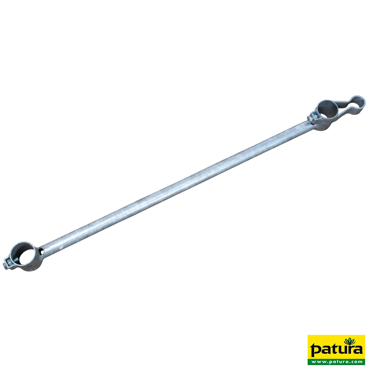 Abschlussstange mit Halter Typ SV für Verriegelungsrohr Kälberfressgitter Modular
