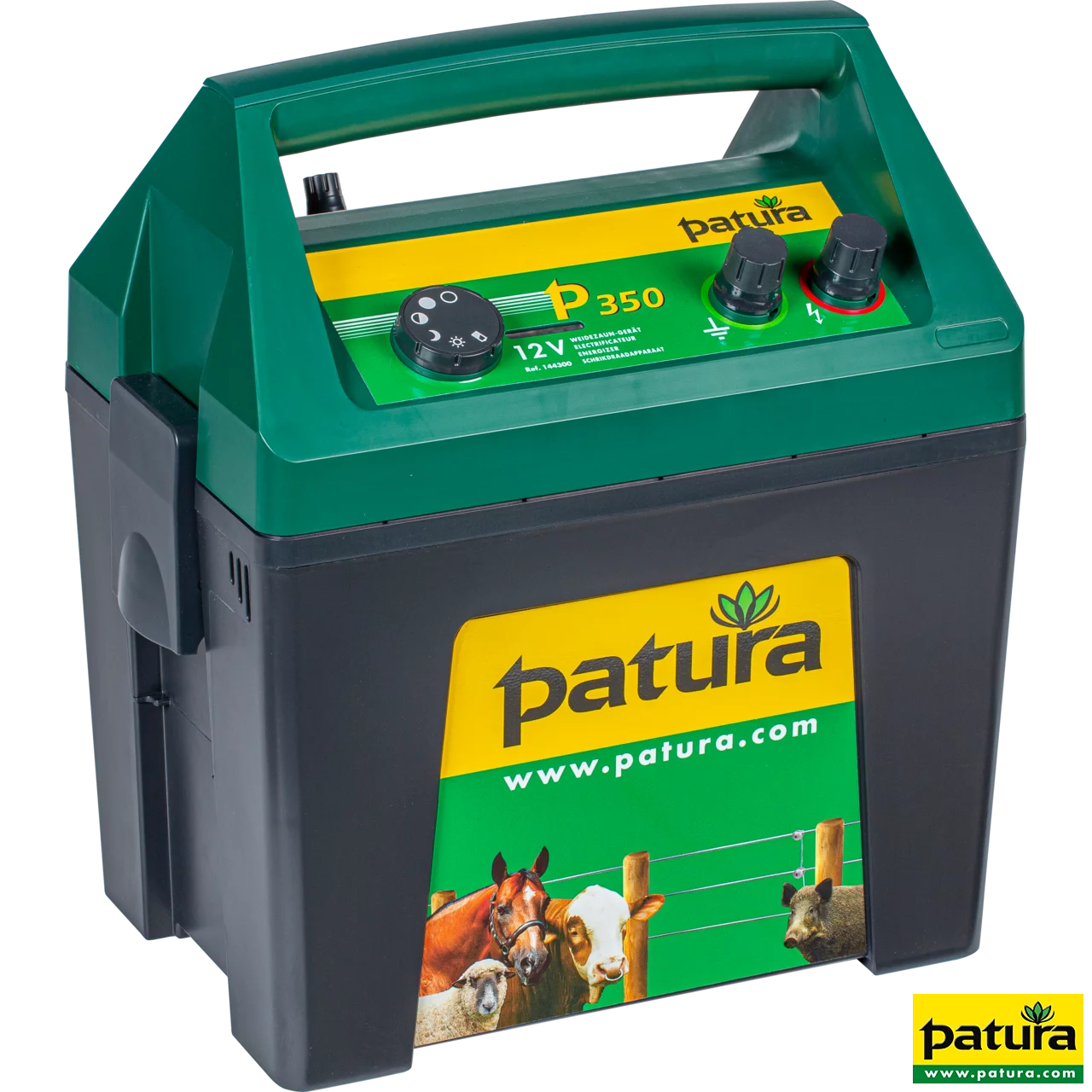 MaxiBox P350, Weidezaun-Gerät für 12 V Akku