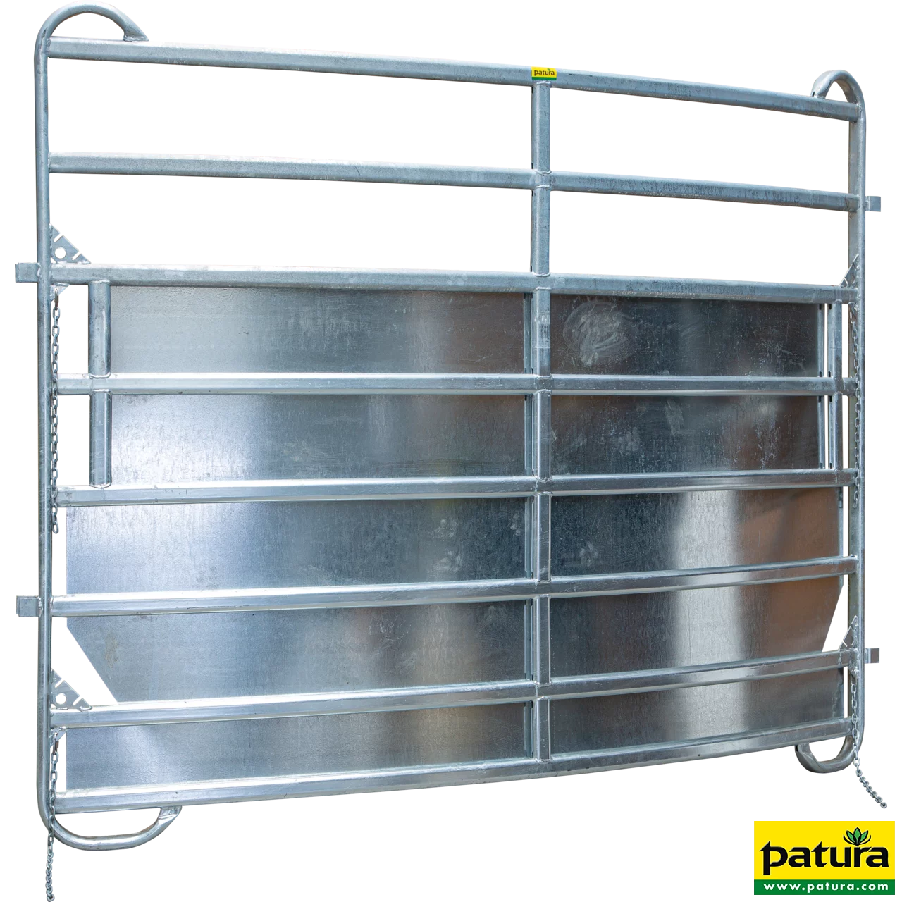 Kurvenpanel-8 Plus, 2,44m, Radius 3,00m vz, mit Blechverkleidung