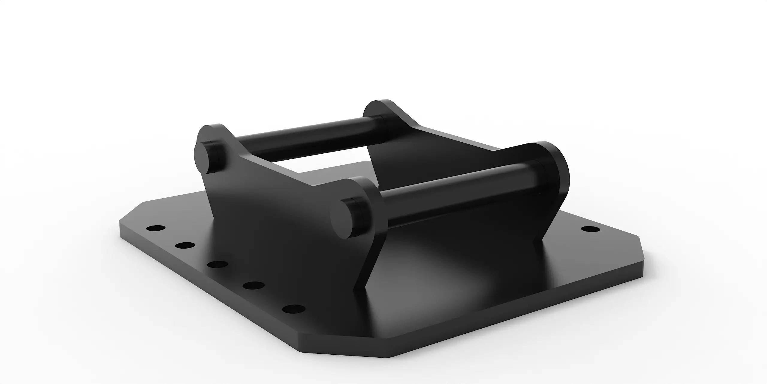 Aufnahmeplatte Drehantrieb klein - EasyLock HS2