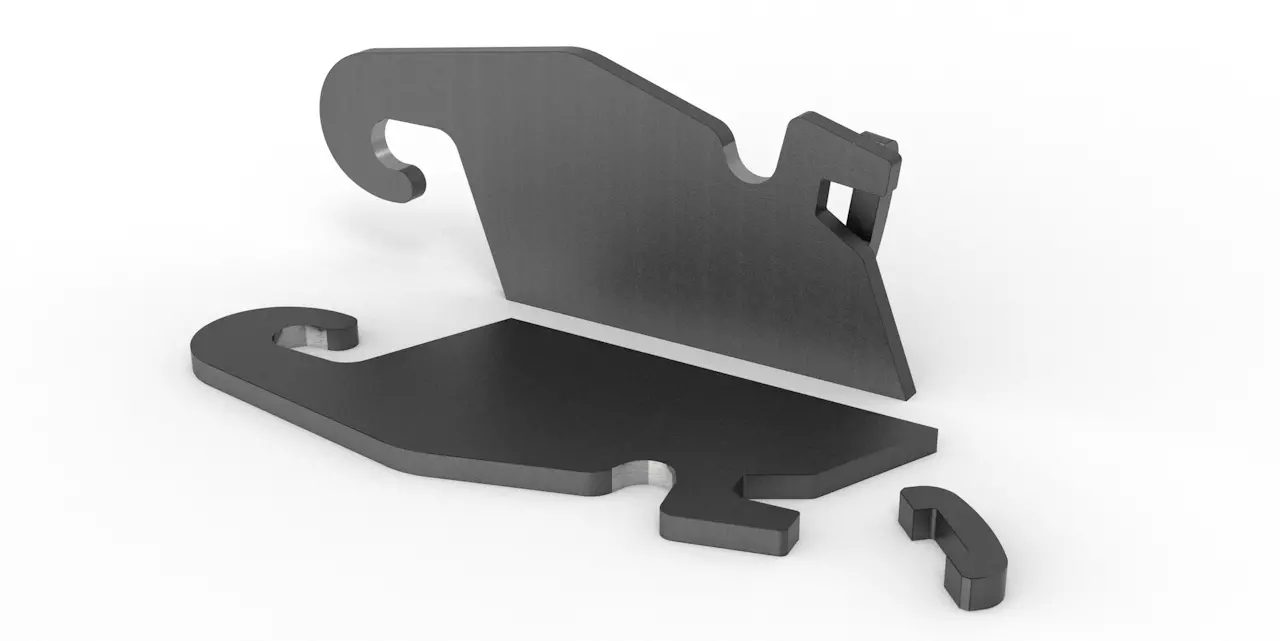 Adapter CW20/30/40 Verachtert Schnellwechselsystem [ mit eingeschweißten Rohren ]