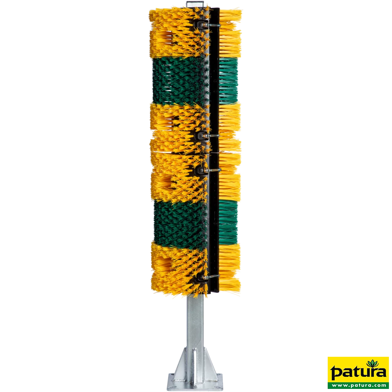 Pfahlbürste Mini 100 x 30 cm Gesamthöhe 1,35 m mit Bodenplatte feuerverzinkt