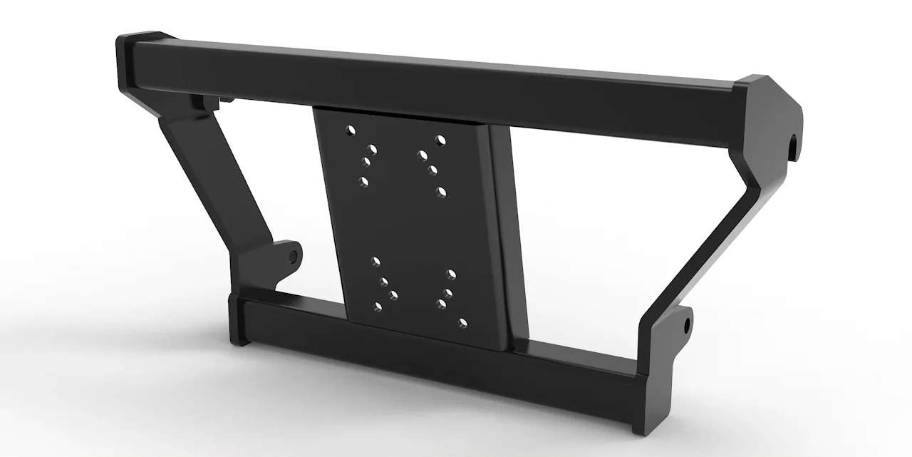 Euro-Anbaurahmen für Kegelspalter mit Multiplatte