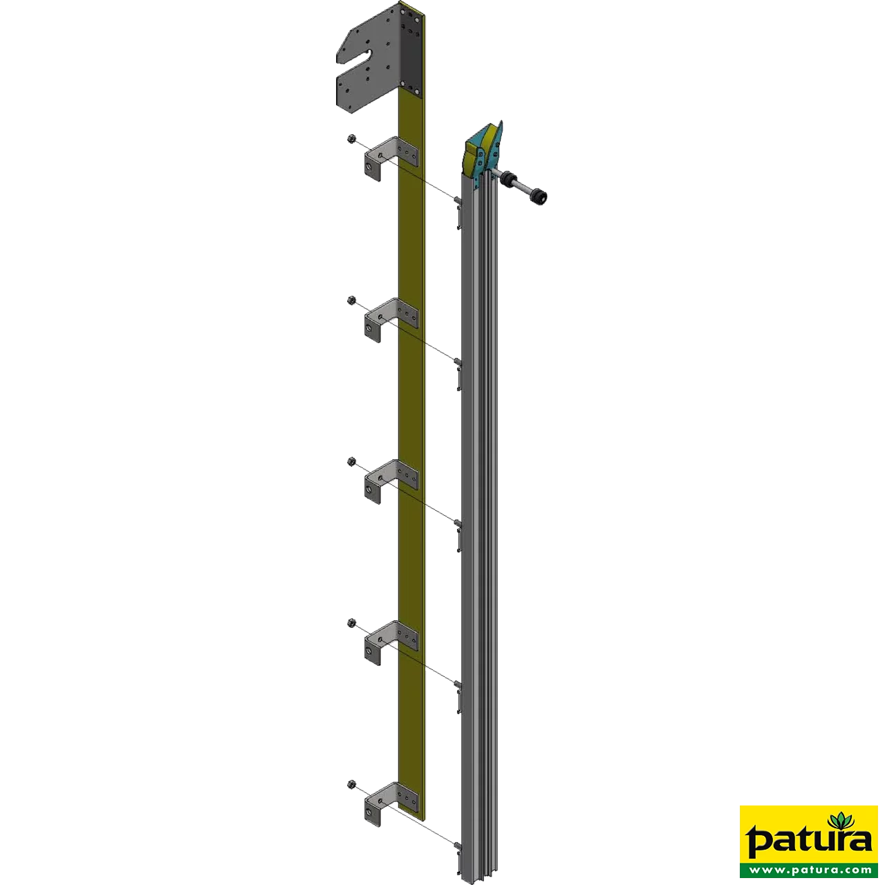 Elektro-Agrartor PLUS 6/9 Breite 6,00 m, Höhe 9,00 m Bausatz ohne Motor und Schalter